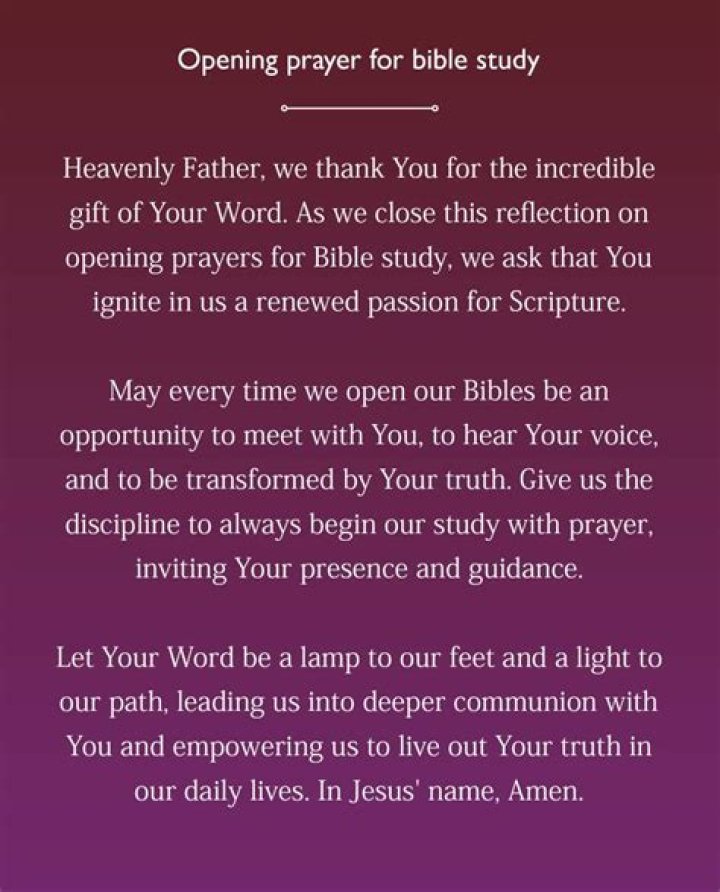 Empowering Your Gathering: The Art Of Opening Bible Study Prayer